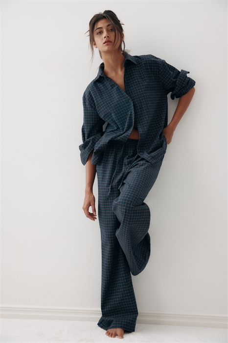 Пижама из хлопковой фланели 1312504001 - Фото 13923244