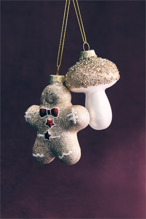 Стеклянное рождественское украшение 1299157001 - Фото 13923933