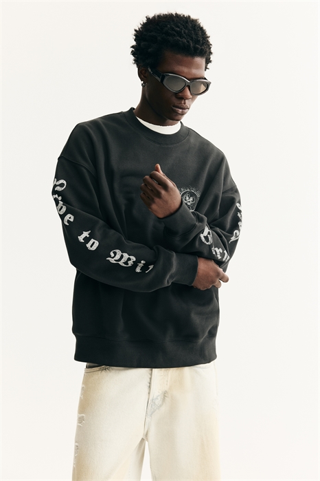 Толстовка с принтом в стиле оверсайз 1218803039 - Фото 13925034