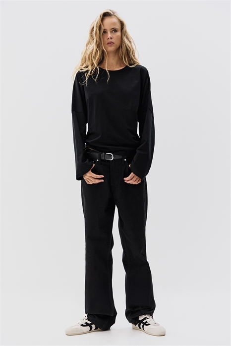 Хлопковый топ с длинными рукавами 1307772001 - Фото 13926041