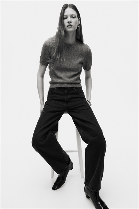 Мешковатые высокие джинсы 1290506003 - Фото 13926264