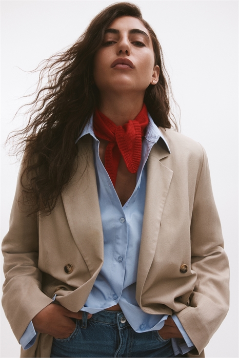 Вязаный шарф-треугольник 1309439003 - Фото 13926667