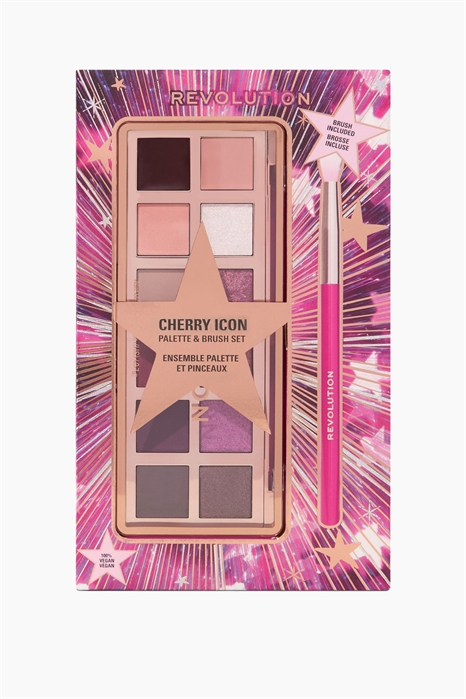 Палетка теней для век Cherry Icon и набор кистей 1325966001 - Фото 13927411