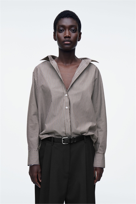 Хлопковая рубашка
relaxed fit 1256720004 - Фото 13932099