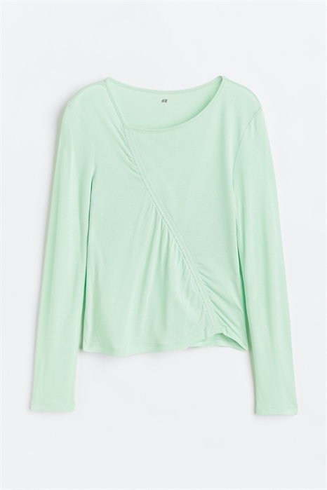 Топ из джерси с асимметричным вырезом 1130440002 - Фото 13932619