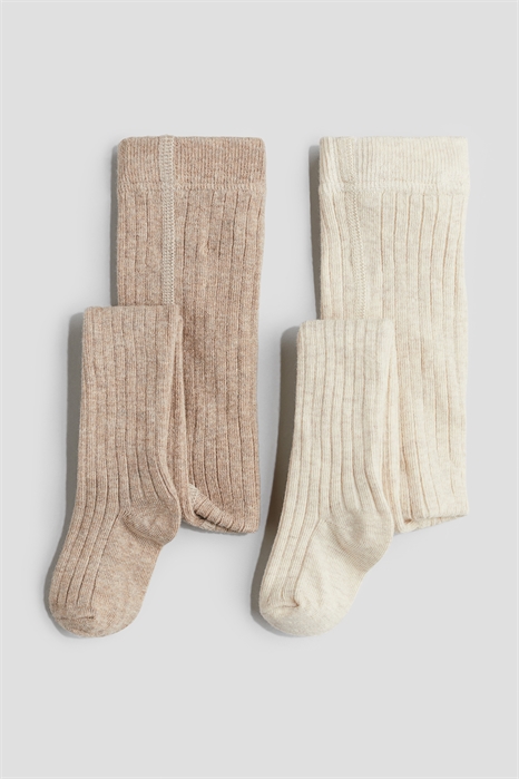 Колготки в рубчик 2 шт. 1235965001 - Фото 13933521