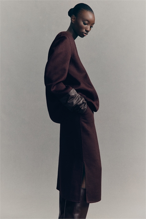 Юбка-карандаш из шерстяного бленда 1301466001 - Фото 13937333