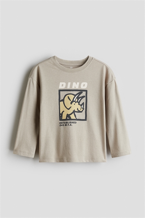 Хлопковая футболка с узором 1304057017 - Фото 13937387