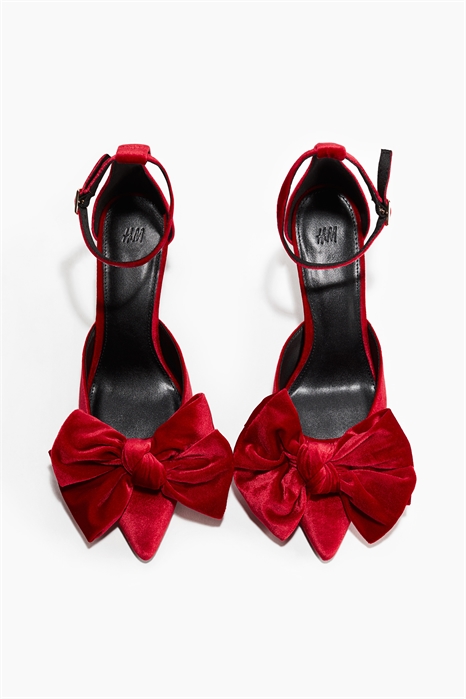 Велюровые туфли с декором в виде банта 1304320001 - Фото 13937389