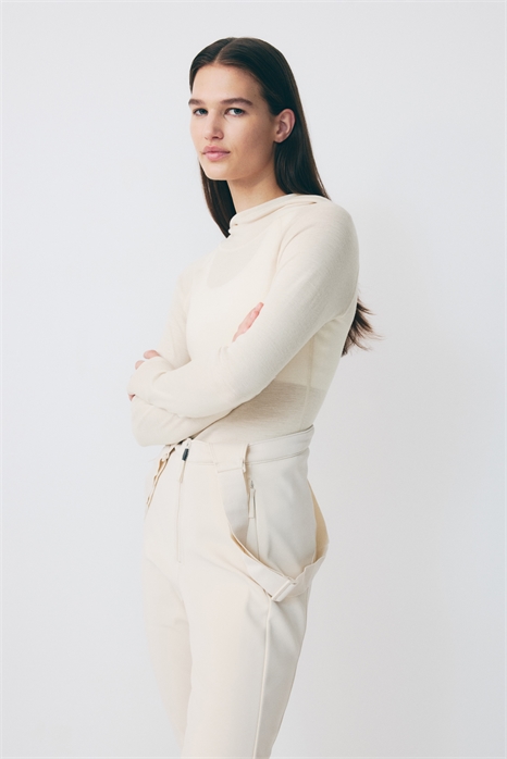 Шерстяной спортивный топ с капюшоном 1248290003 - Фото 13937809