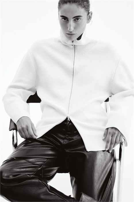 Шерстяной кардиган на молнии 1307509001 - Фото 13938539