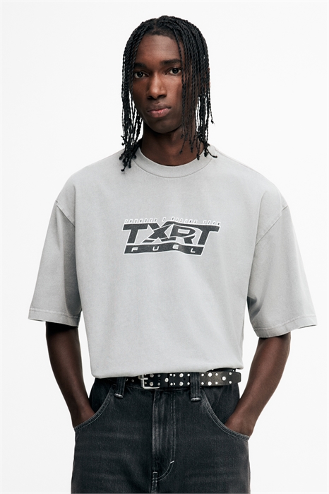 Свободная облегающая футболка с принтом 1309725002 - Фото 13938683