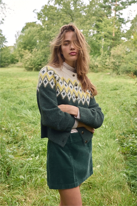 Кардиган жаккардовой вязки 1312156003 - Фото 13938825