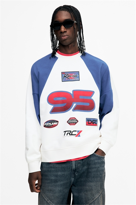 Толстовка с принтом в стиле оверсайз 1317337002 - Фото 13938901