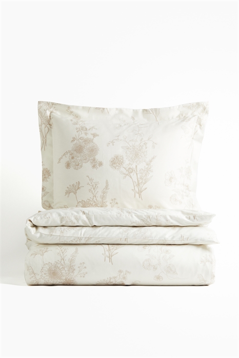 Комплект односпального постельного белья из хлопкового сатина 1255464004 - Фото 13939629