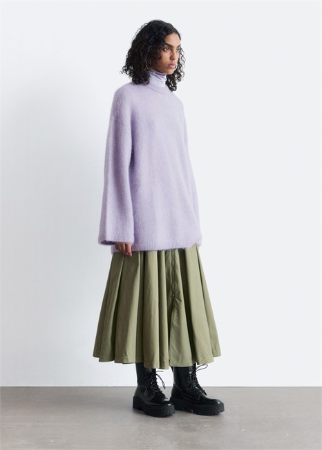 Юбка-миди A-line с рисунком 1316128002 - Фото 13941492