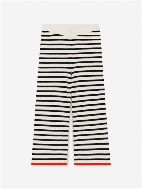 Брюки с ребристой вязкой 1259690001 - Фото 13942262