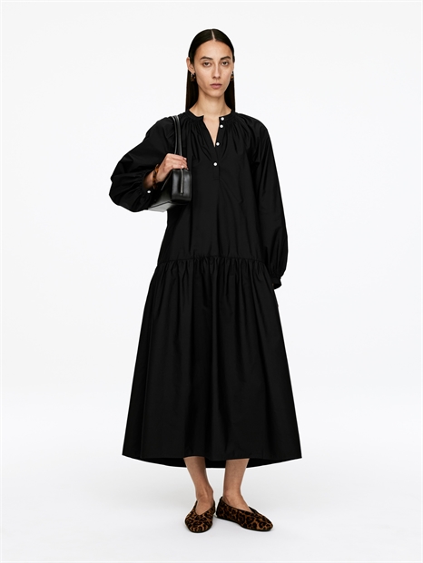 Хлопковое платье миди 1295548003 - Фото 13943048