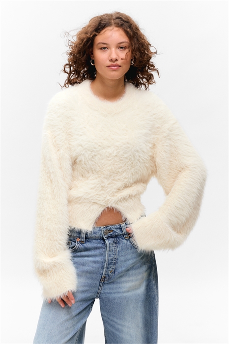 Пушистый вязаный свитер 1304813001 - Фото 13943079