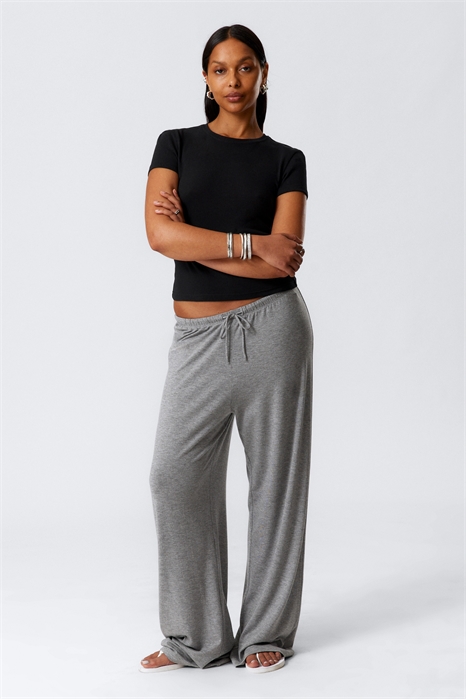 Брюки с широкими штанинами из лиоцелла 1301881004 - Фото 13943281