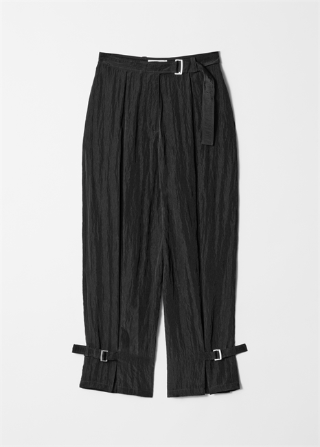 Брюки с поясом в складку 1259805001 - Фото 13944255