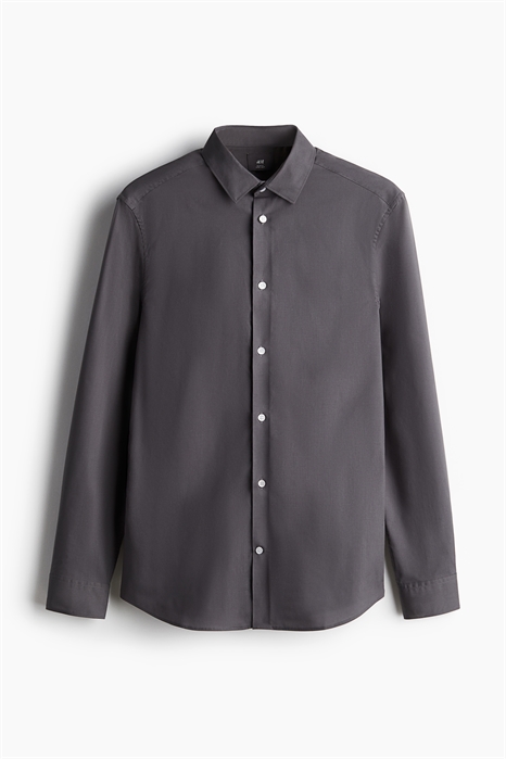 Рубашка Slim Fit с легкой глажкой 1242812007 - Фото 13944377