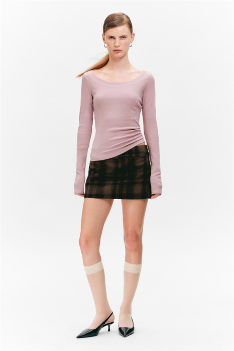 Топ с длинными рукавами и широким вырезом 1293047004 - Фото 13945204