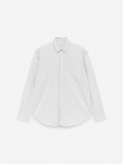 Расслабленная поплиновая рубашка 1255889002 - Фото 13945307