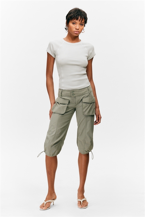 Ультранизкие брюки-капри 1288330001 - Фото 13945524