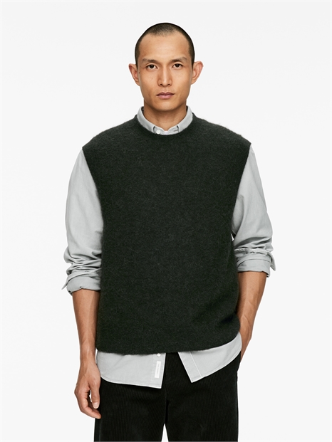 Жилет из смеси альпаки и шерсти 1187807007 - Фото 13945949