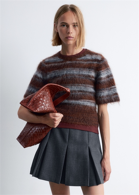 Трикотажная футболка с начесом 1255800003 - Фото 13945990