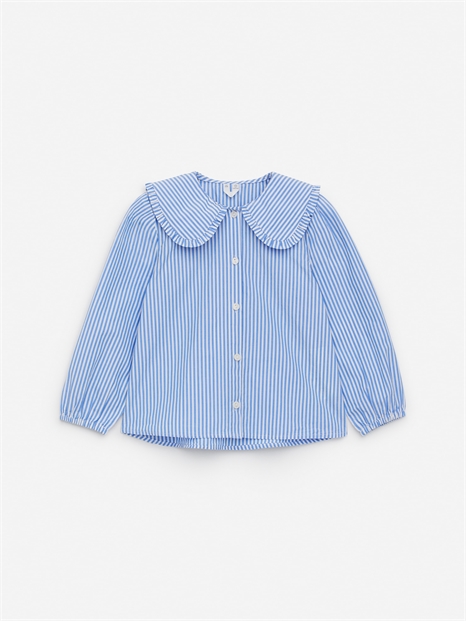 Блузка с воротником с оборками 1247858002 - Фото 13946377