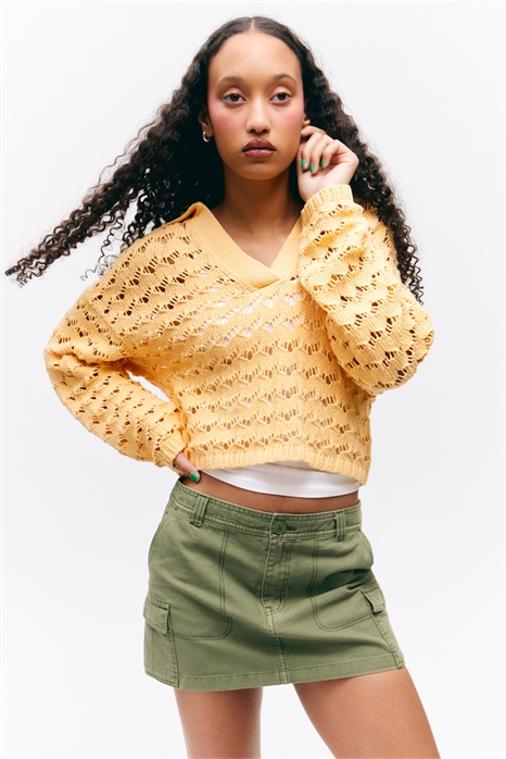 Свободный свитер открытой вязки 1267279003 - Фото 13947664