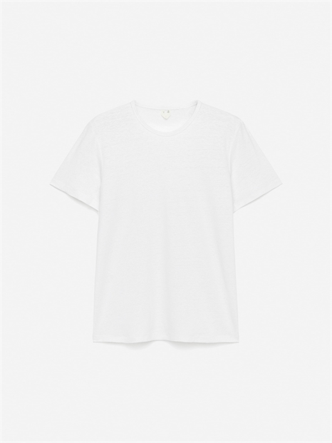 Футболка из льняного бленда 1244064005 - Фото 13948285