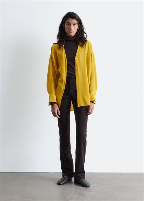 Приталенные брюки с зауженными штанинами 1315474001 - Фото 13948958