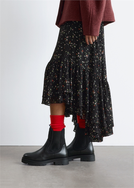 Кожаные ботинки челси 1289214001 - Фото 13949124