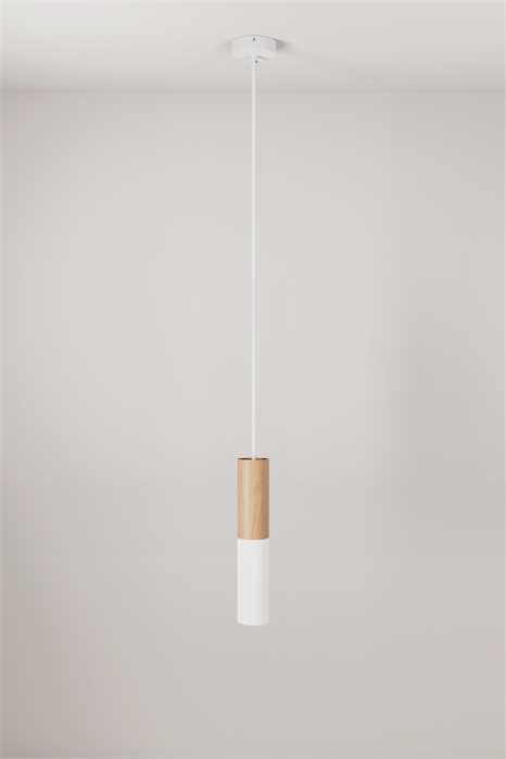 Подвесной светильник из дерева и металла с точечным освещением 1229763002 - Фото 13949783