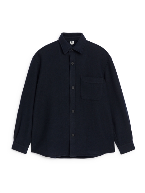 Рубашка из шерстяного бленда 1248041001 - Фото 13950666