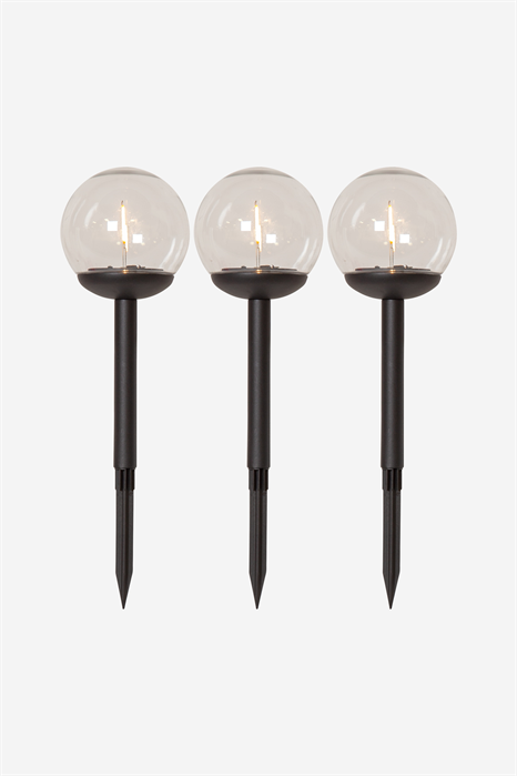 Светильник на солнечных батареях "Глобус", 3 шт. 1230192001 - Фото 13951486