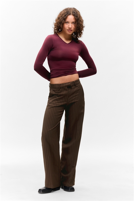 Костюмные брюки с низкой посадкой 1301876001 - Фото 13952154