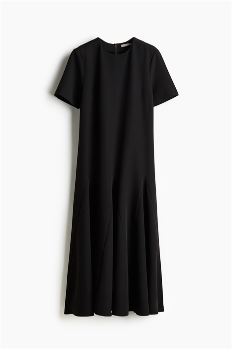 Платье из саржи с расклешенной юбкой 1253266001 - Фото 13952361