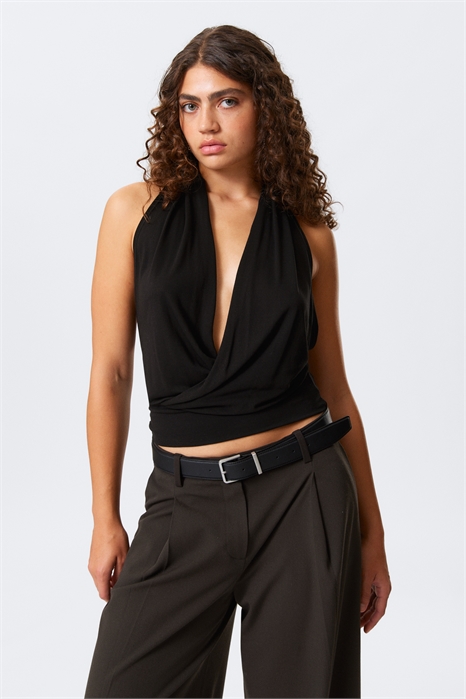 Топ из джерси с драпировкой 1305084001 - Фото 13952451