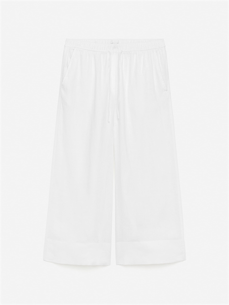 Льняные брюки кроп 1276332001 - Фото 13952751