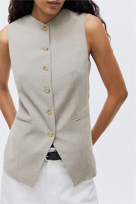 Длинный жилет 1290721003 - Фото 13953418