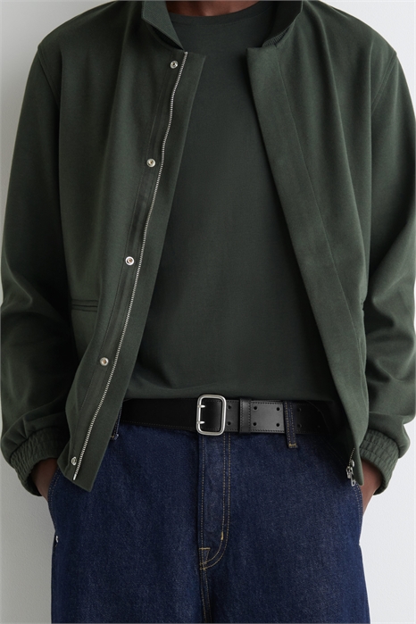 Кожаный ремень с двумя штырями 1296505001 - Фото 13953675