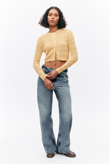 Облегающий вязаный кардиган с длинными рукавами 1271714002 - Фото 13953920