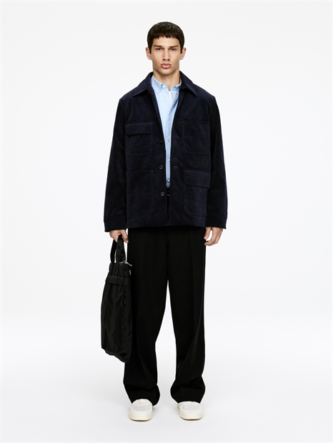 Вельветовая утилитарная куртка 1292190001 - Фото 13954956