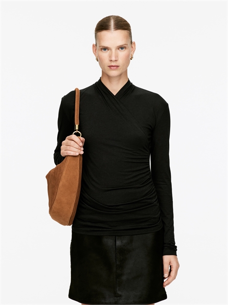 Обтягивающий топ из лиоцелла и хлопка 1300803001 - Фото 13954980