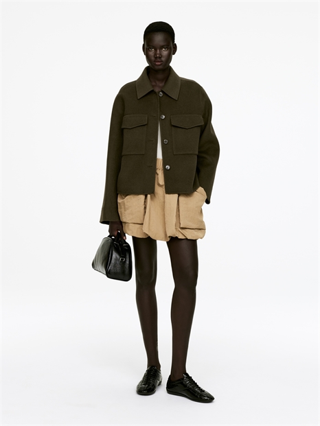 Рубашка из шерсти с двойным лицом 1248258007 - Фото 13955096