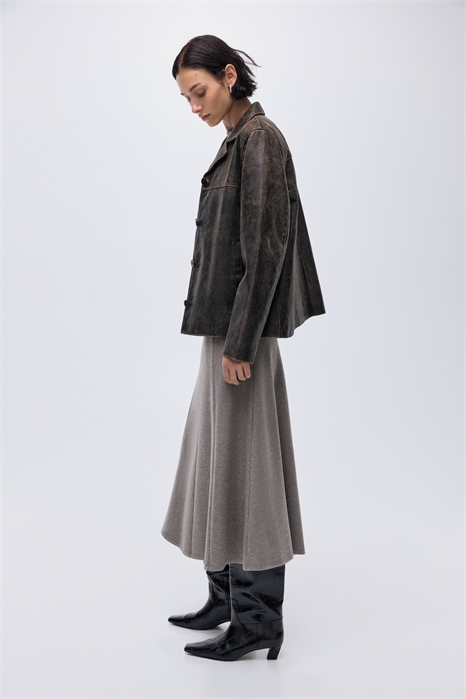 Юбка-миди из тонкого трикотажа 1304237002 - Фото 13955171